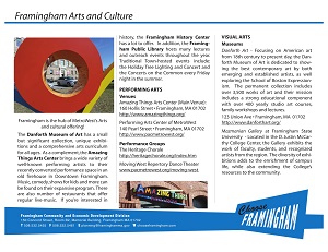 image of a Fact Sheet on the Arts and Culture in Framingham